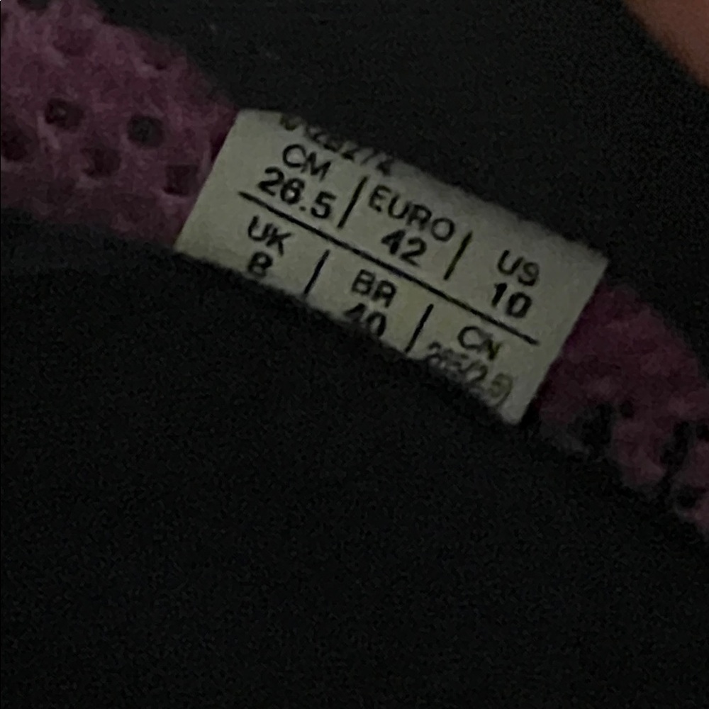 Asics Women's Purple Navy Pink Gradient Running Shoes - Picture 9 of 9